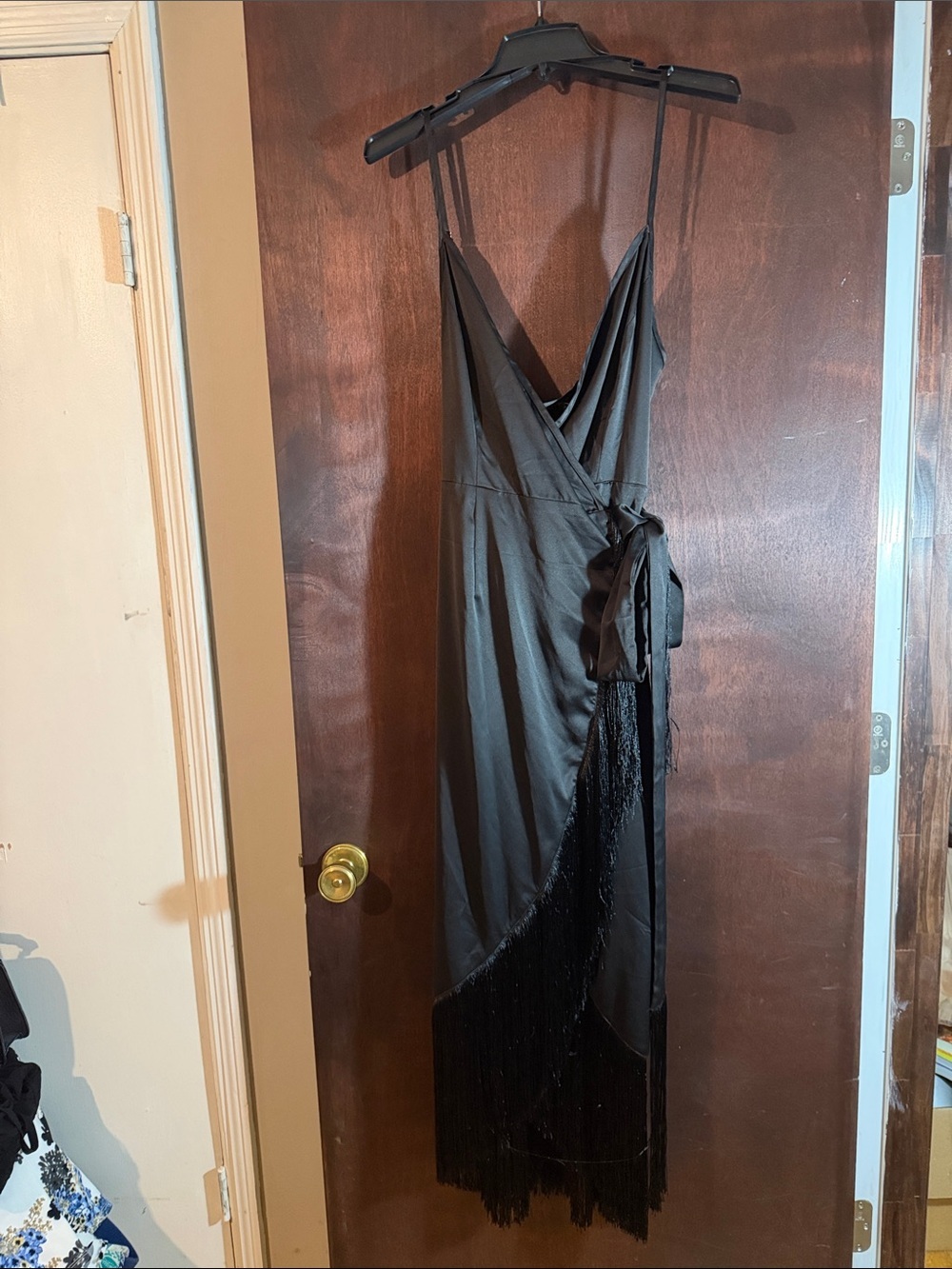 Nasty Gal Black Fringe Dress - Picture 5 of 6